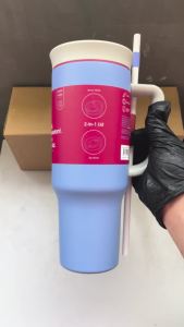 แก้วน้ำสแตนเลสสุญญากาศ Owala ขนาด 40 ออนซ์ 304 ฉนวนกันความร้อน ใช้กับที่วางแก้วในรถได้ ป้องกันการรั่วซึม เหมาะสำหรับยิมและกิจกรรมกลางแจ้ง