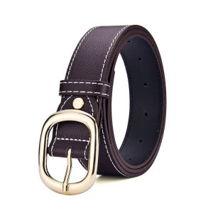 Ikat Pinggang Wanita Sabuk Gesper Bahan Polyurethane Premium Belt Fashion Tebal Berkualitas PU02