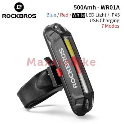 ROCKBROS WR01A Lampu Belakang Sepeda Bike Tail LED Light Lamp Bicycle Rechargeable