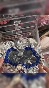 LZD  Aluminum Foil Constant Temperature Hair Tinfoil Hat for Hair Salon Hair Treatment Oil Shower Cap Non-Plug-in Heating Steam Hair Care Heating Cap