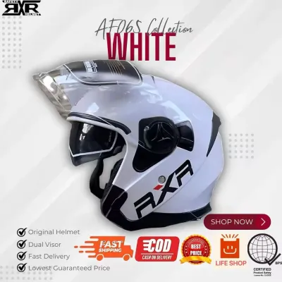 RXR Motorcycle helmet Half Face Helmet Dual Visor065F Rider Helmet with BPS/ICC GG1