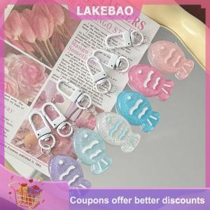 【LAKEBAO】 Kawaii Taiyaki Keychain Dễ Thương Cá Nhỏ Keyring Đáng Yêu Trường Túi Mặt Dây Chuyền Tai Nghe Trường Hợp Treo Trang Trí Vài Quà Tặng