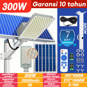Lampu Jalan Tenaga Surya 1500W outdoor than air IP67 Tahan lama 24 jam with Remote panel surya