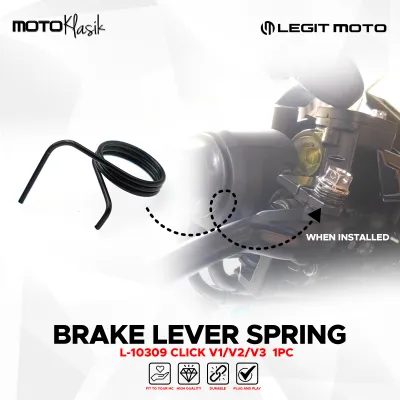 LEGITMOTO HONDA CLICK V1 CLICK V2 CLICK V3 BRAKE LEVER RETURN SPRING (RIGHT SIDE) FOR MOTORCYCLE 1PC L-10309