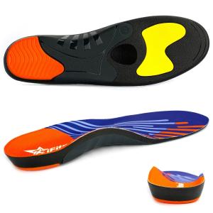 iFitna PU Arch Support Shock Absorb Plantar Fasciitis Pain Relief Men Orthopedic Insole Women Sneaker Flat Feet Sport Insert2026