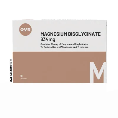 QVR MAGNESIUM BISGLYCINATE 834MG 10SX6