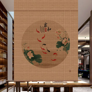 Wooden Blinds Japanese Blinds Outdoor Blinds For Window Roller Blind Bamboo Roller Blind Lift Partition Zen Tea Room Bamboo Curtain Japanese Style 竹帘