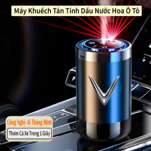 Máy Khuếch Tán Tinh Dầu Nước Hoa Ô Tô Cao Cấp Có Logo Hãng Xe - Cảm Biến Chuyển Động AI Tạo Ẩm Khử Mùi Diệt Vi Khuẩn