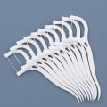 50 Pcs Floss Stick Dental Floss Picks Biodegradable Dental Picks for Teeth Cleaning, Plaque Remover. 