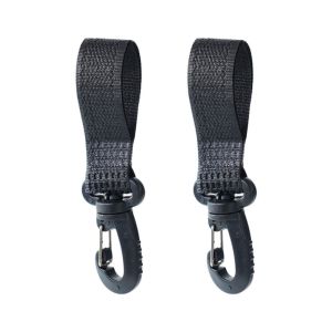 TRANQUIL HUT 2PCS Pram Hooks Baby Stroller Hooks Wheelchair Organizer Bed Accessories Bicycle Hook Cute Carabiner Hanging Hook Pram