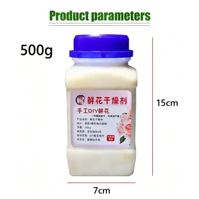 500g Non-Toxic Silica Gel Crystals Flower Drying Desiccant Reusable Moisture Absorber for DIY Crafts