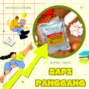 sapi panggang LION FOOD bumbu tabur   kemasan 100 gram