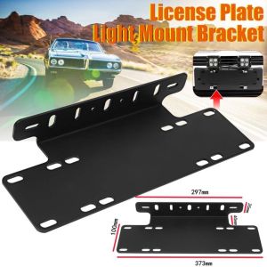 1Pcs Front Bumper License Plate Mounting Bracket for Truck Off-Road SUV 4X4 4WD LED Lights License Plate Mount Bracket