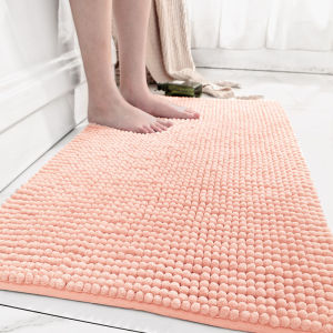 Chenille Bathroom Floor Mats Thicken Super Absorbent Floor Toilet Kitchen Living Room Anti Slip Mats Carpets Doormat Entrance Foot Pad
