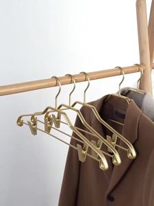 Multifunctional Space Alloy Clothes Hangers Suit Hanger Closet Organizer 10PCAnti-slip Trousers Rack Skirt Pants Drying Rack
