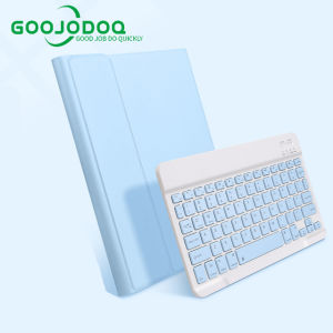 GOOJODOQ For iPad Case + Bluetooth Keyboard (or + Mouse) iPad 9.7 2017 2018 2019 10.2 5th 6th 7th Generation for iPad Air 1 2 3 Pro 9.7 10.5 11 Cover