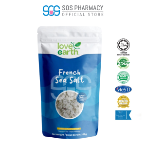 Love Earth French sea salt fine 350g (hand harvested similar Celtic sea salt)