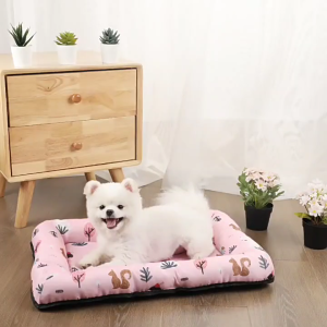 Cooling Cat Bed Soft Summer Pet Pad Cushion Universal Cooling Mat Sleeping-Mat Indoor Travel Versatile