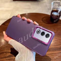 Oppo A5 Pro 5G 4G หรูหรา IMD เคสโทรศัพท์เงินสีสันสดใสสำหรับ Oppo A3 A5 Pro A3Pro A5Pro 5G 2025 โลหะ Frosted เปลือกแข็งฝาครอบป้องกันสำหรับ OppoA3 OppoA5 Pro OppoA3Pro OppoA5Pro 5G เคสป้องกันการตก. 