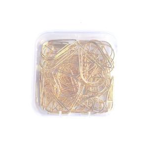 50 Pcs Teardrop Paper Clips Bookmarks Holders Creative Paperclip Metal Decorative Paper Clips for Office School Home