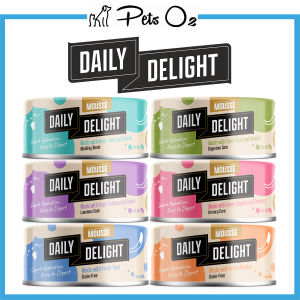 Daily Delight Mousse Wet Cat Food 70g | Tuna Chicken Salmon Pumpkin Cranberry