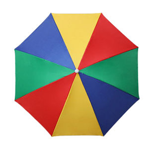 Portable Foldable Umbrella Hat Camping Fishing Headwear Cap For Adult Double Layer UV Protection