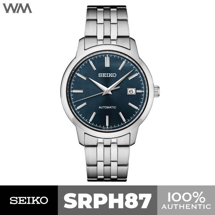 Seiko Blue Dial Stainless Steel Automatic Watch SRPH87 SRPH87K1