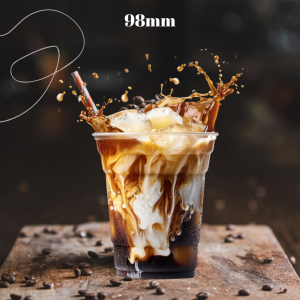 50pcs 98mm 14-16-20-24 oz Pet Cup starbucks quality Cups Only