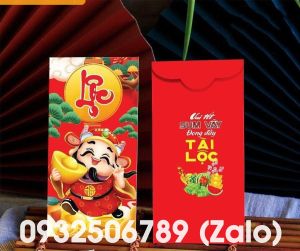 Combo 10 Bao Lì Xì Tết 2025 Mẫu Chữ Lộc  Mẫu Bao Lì Xì Hình Rắn đẹp mắt ý nghĩa lịch sự Lì Xì Tết độc đáo