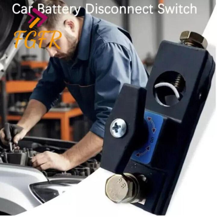 Car Battery Cut Off Battery Disconnect Switch - 12V/24V Heavy Duty Battery Isolator 1051362