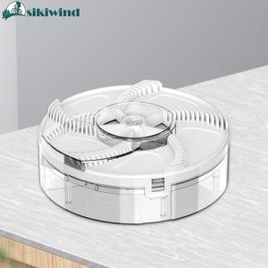 Sikiwind Automatic Flycatcher USB Rechargeable Pest Control Catcher Household Home Kitchen Flytrap Quiet Removable Indoor Insect Reject