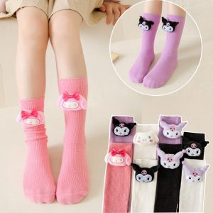 Sanrio Kuromi Cinnamoroll My Melody Children's Mid Tube Socks: A Kawaii Gift Idea