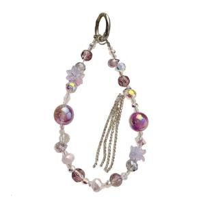 Beaded Camera Phone Strap Cuteness Phone Charm Phone Lanyard Acrylic Texture for Decorating Digital Cameras and Phones