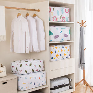 PEVA Large Capacity Foldable Clothes Quilt Storage Bag Waterproof Dustproof Storage Bag