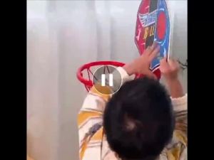 Kids Mini Basketball Stand Full Set Adjustable Hoop Board Basket Ball Net Children Indoor Outdoor Toy