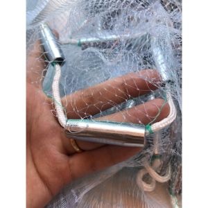 Chài Cước Bắt Tép Công Nghệ Mới Mắt 1.5cm - Cước Thái Siêu Dai Tùy Chọn Chân Chì Hoặc Chân Xích - SaFami Store