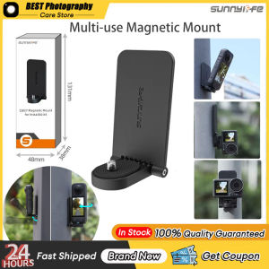 【🇸🇬 STOCK】Sunnylife Magnetic Mount Tabletop Base Bracket Quick Handle Angles Adjustable Accessories for Insta360 X6/X4 Air/X5/X4/X3/ Pocket 3/GO 3S