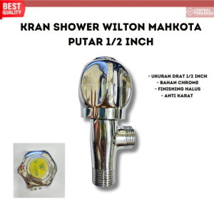 stop kran / stop kran stainless / stop kran putar / Stop Kran Shower Setengah Inch Wilton Mahkota Putar 1/2 Inch / Stop Kran Shower Air Single