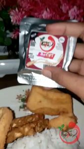 Sambal Baby Cumi Hot sambal Sachet 20gr
