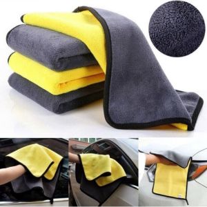 Kain Lap Microfiber Serbaguna 30x30cm Kain Lap Mobil Motor 2 Sisi Multifungsi