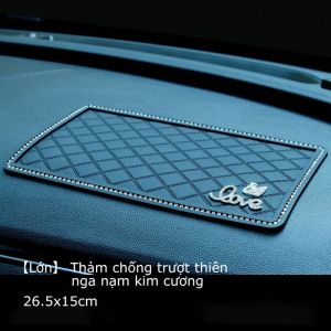 Thảm chống trượt để trên taplo ô tô đặt đồ điện thoại hộp giấy-HAUSE