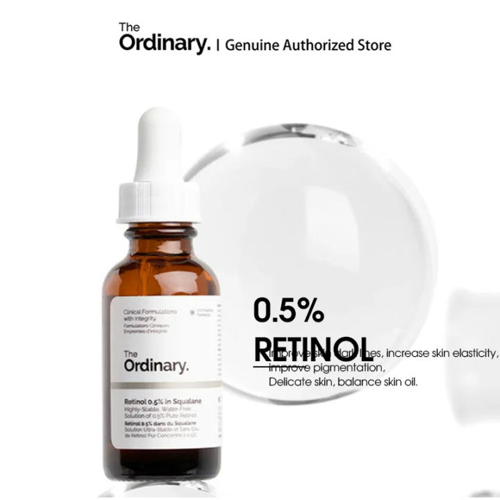The Ordinary Retinol Serum Anti Aging Retinol 0.5Squalane Wrinkles ...