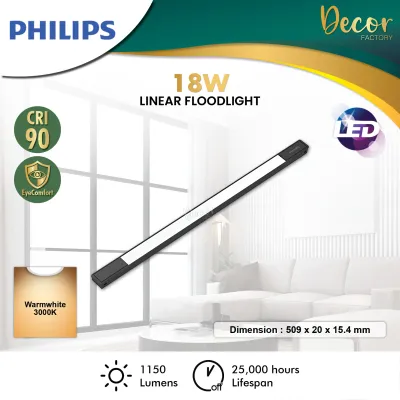 PHILIPS Ultra Slim Magnetic Track Light 5.5mm LED Surface Linear Flood|Spot|Adjustable Spot|Track Light|Pendant Light