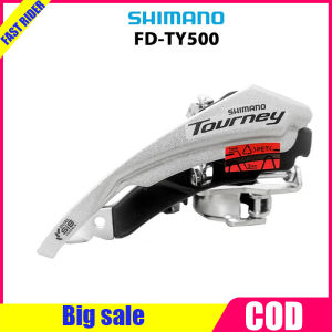 SHIMANO Tourney FD-TY500 FD-TX50 6 7 8 speed Mountain Bike Clamp-On Front Derailleur 34.9mm