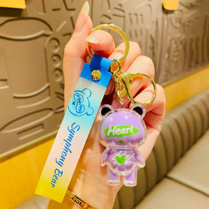 Móc khóa Hoạt Hình Gấu Heartbeat Bear Pendant dễ thương - Phụ kiện balo túi xách