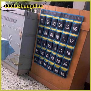 [Duola] กระเป๋าใส่แผนผังหมายเลขกระเป๋าเหนือประตูบ้านอุปกรณ์การเรียนกระเป๋าเก็บของตกแต่งห้องเรียนที่วางเครื่องคิดเลขโทรศัพท์มือถือ