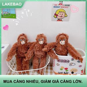 【LAKEBAO】 1PC mềm nhồi Búp bê đồ chơi sang trọng đáng yêu GORILLA đười ươi khỉ dễ thương động vật Mặt dây chuyền vòng chìa khóa cô gái cậu bé sinh nhật món quà giáng sinh