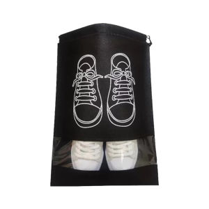 Shoes Storage Bag Closet Organizer Non-woven Travel Portable Bag Waterproof and Dustproof Bag Clothing Shoes Hanging Bag Shoe Bag
