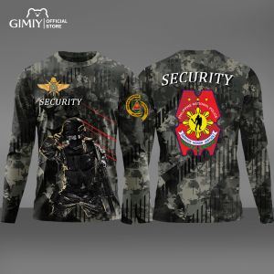 2025 Jersey Security Long Sleeve for Men Security Guard Uniform Tshirts for Men Casual Round Neck Comfortable Breathable T-Shirts Tanks