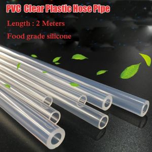 2 Meters Transparent Food Grade Silicone tube Flexible Garden Rubber hose Aquarium Soft Tubing Silicone pipe